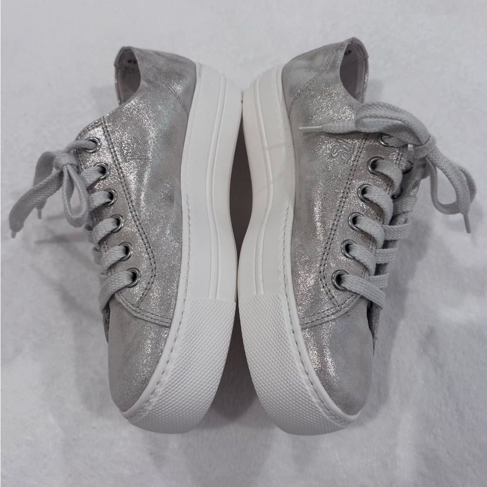 Authentic New Paul Green Bixby Platform Sneaker Mineral Metallic Size UK 4.5 - Picture 4 of 16